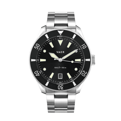 Vaer Watches DS2 Meridian Black - Quartz 42mm