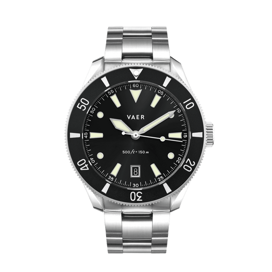 Vaer Watches DS2 Meridian Black - Quartz 42mm
