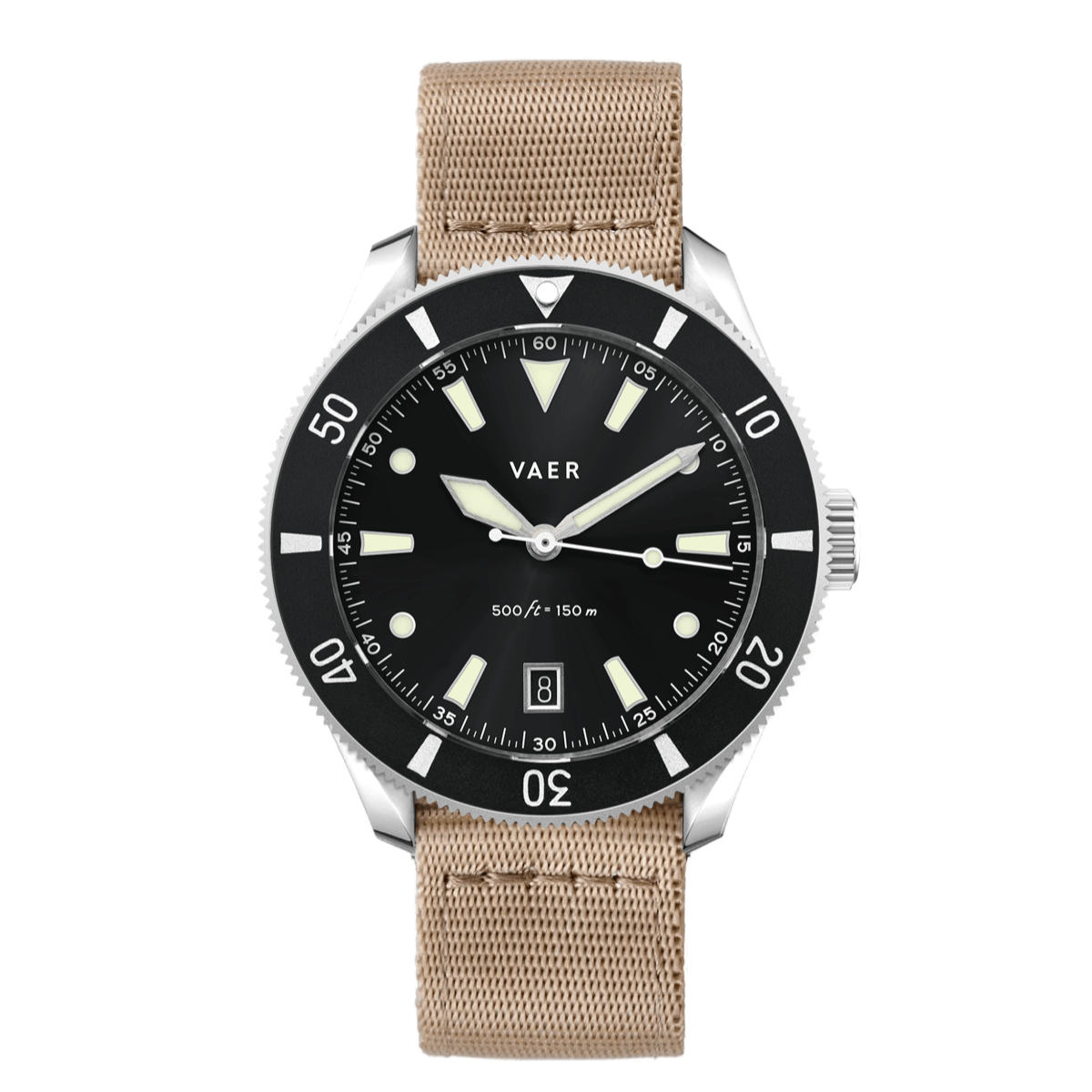 Vaer Watches DS2 Meridian Black - Quartz 42mm