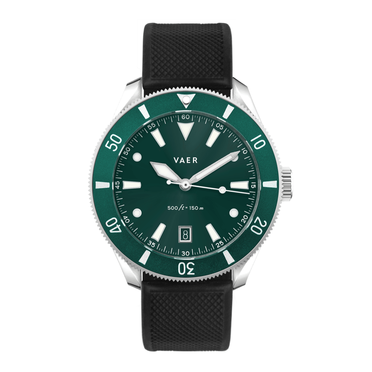 Vaer Watches DS2 Meridian Green - Quartz 42mm