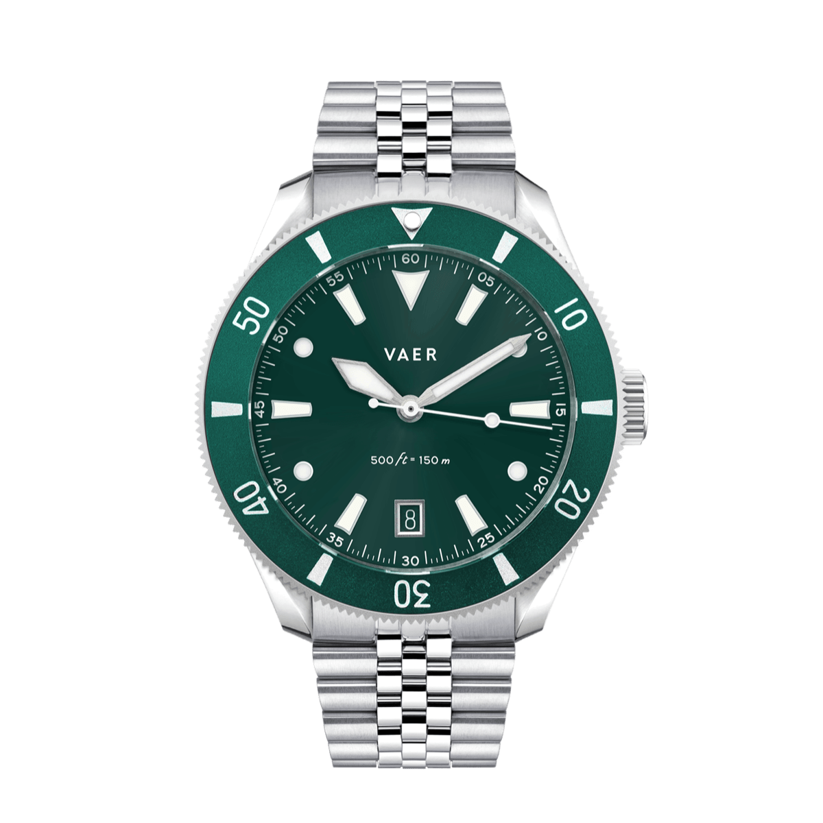 Vaer Watches DS2 Meridian Green - Quartz 42mm