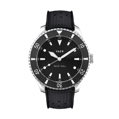 Vaer Watches DS4 Meridian Black | No Date - Solar 42mm