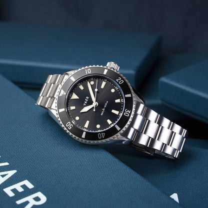 Vaer Watches DS4 Meridian Black | No Date - Solar 42mm