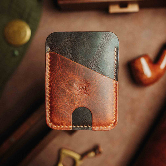 Pirate Goods Minimalist Leather Wallet - Boatswain v4 | Slim Card Holder | EDC