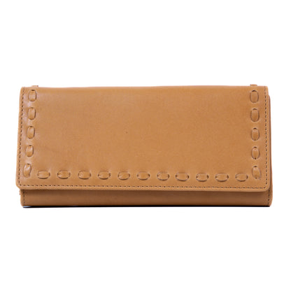 Hope RFID Leather Laced Wallet by Lady Conceal