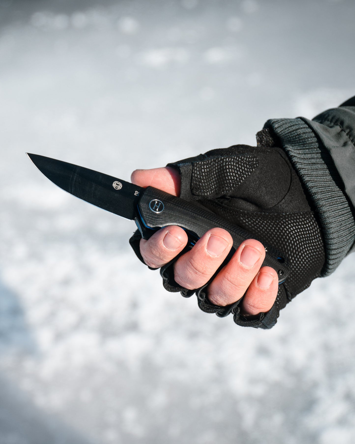 Holtzman's Survival The Peasant Folding Pocket Knife Giftset for Men and Women (Black)