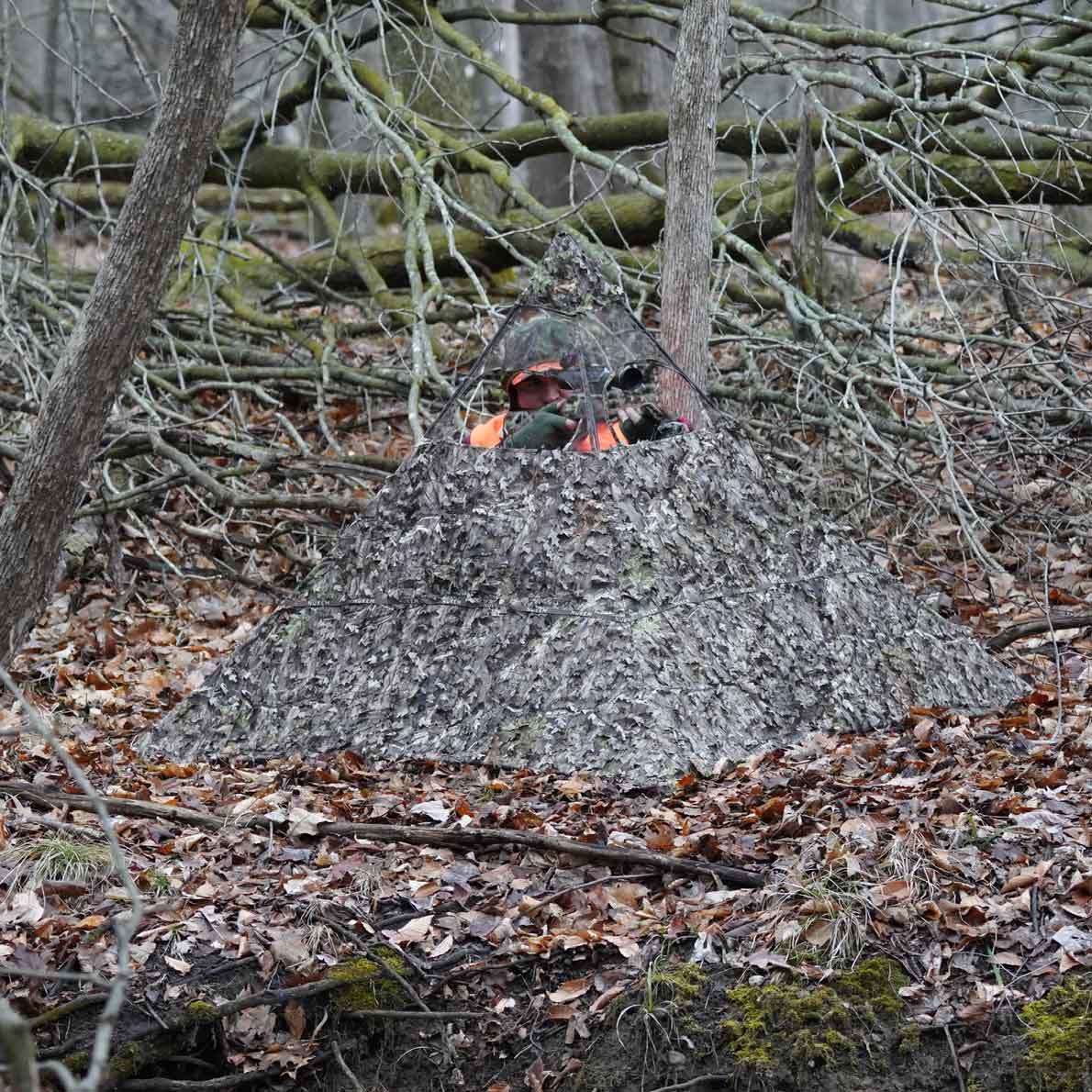 Nukem Hunting Hunting Blind - Mossy Oak Country Roots 3D Leafy