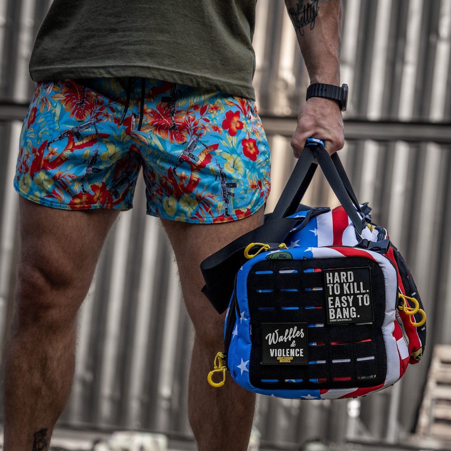 Combat Iron Apparel 50L Sack™ Duffle Hybrid Double Carry Bag