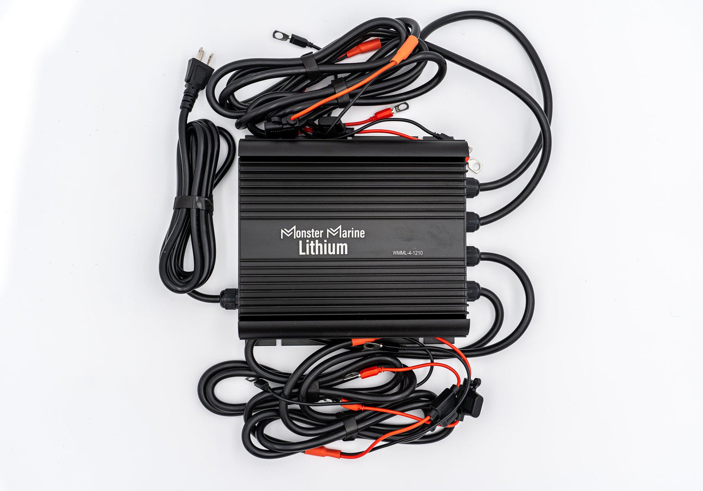 Monster Marine Lithium 4 Bank Lithium/AGM/Lead Marine Waterproof Battery Charger