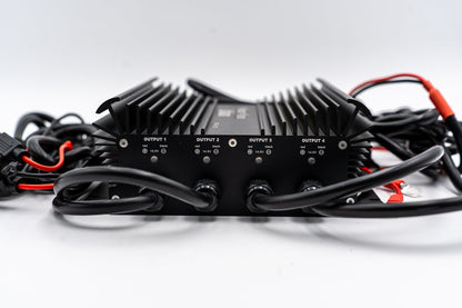 Monster Marine Lithium 4 Bank Lithium/AGM/Lead Marine Waterproof Battery Charger
