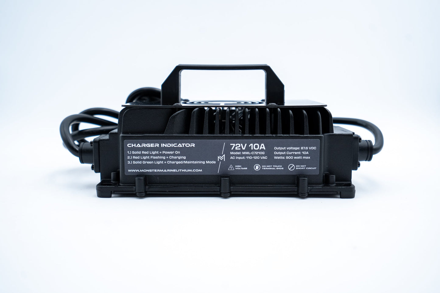 Monster Marine Lithium 72V 10A GOLF CART LITHIUM BATTERY CHARGER - MMLC7210G