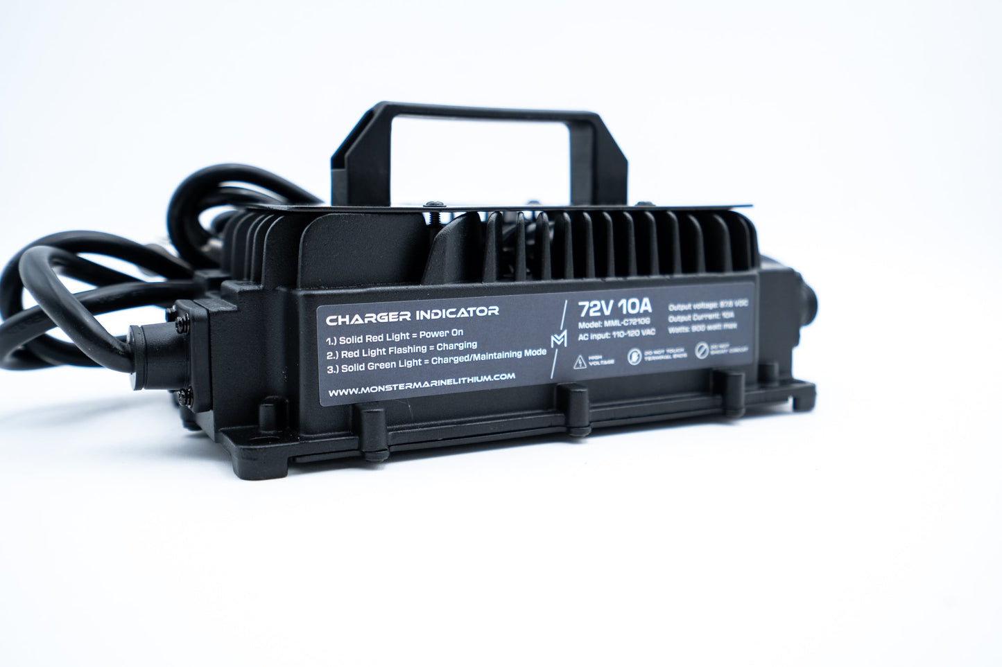 Monster Marine Lithium 72V 10A GOLF CART LITHIUM BATTERY CHARGER - MMLC7210G