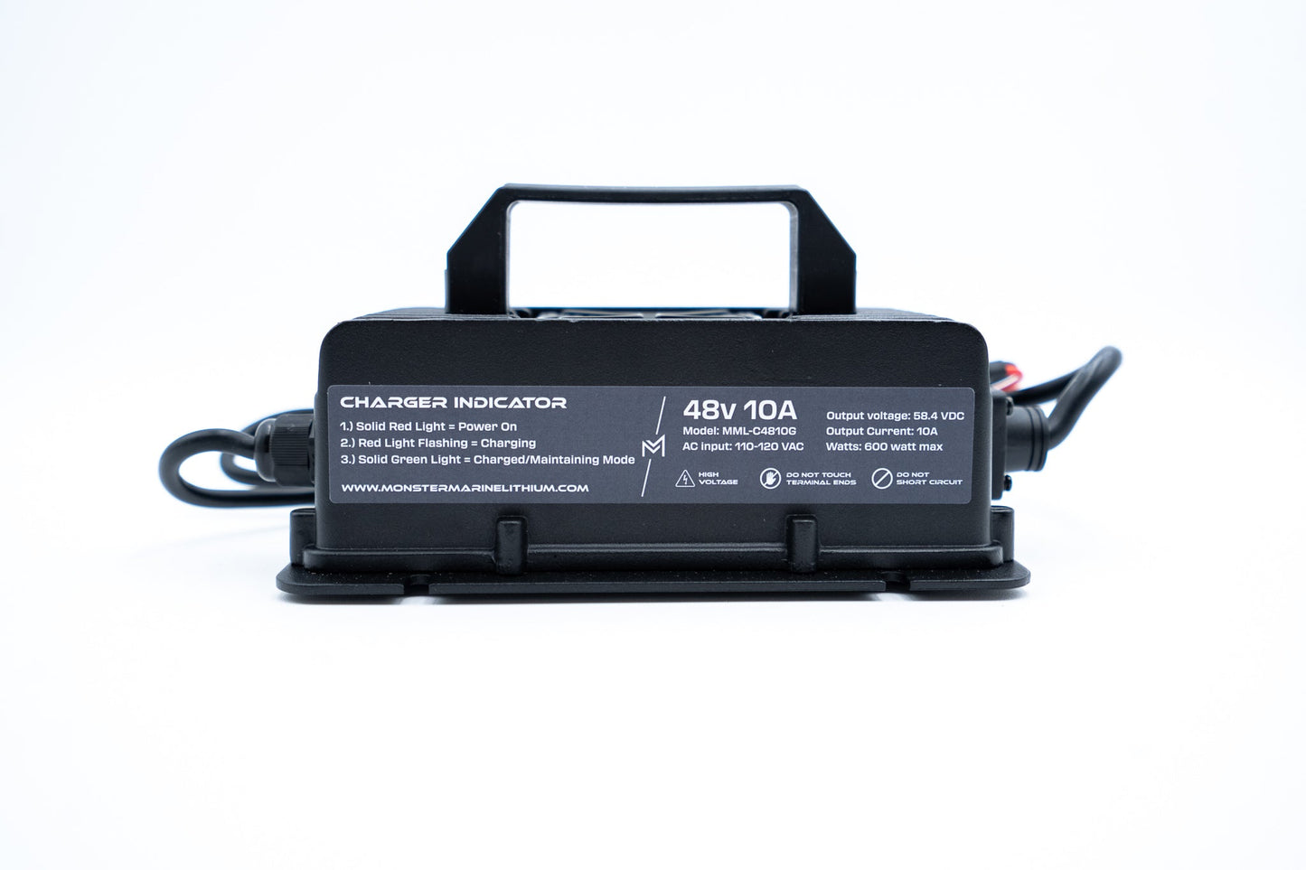 Monster Marine Lithium 48V 10A GOLF CART BATTERY CHARGER - MML-C4810G