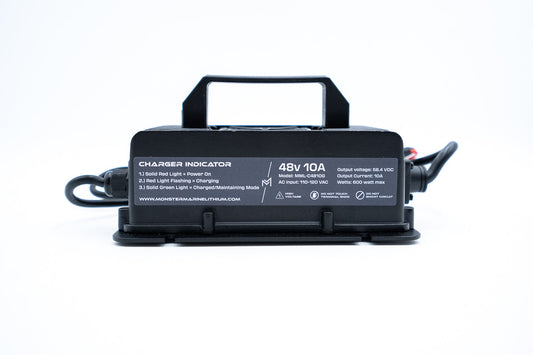 Monster Marine Lithium 48V 10A GOLF CART BATTERY CHARGER - MML-C4810G