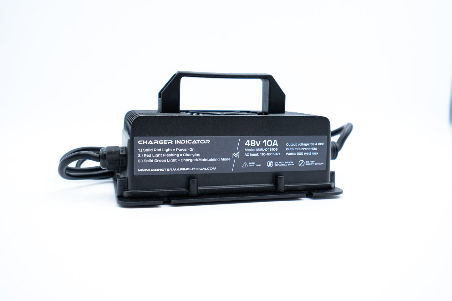 Monster Marine Lithium 48V 10A GOLF CART BATTERY CHARGER - MML-C4810G