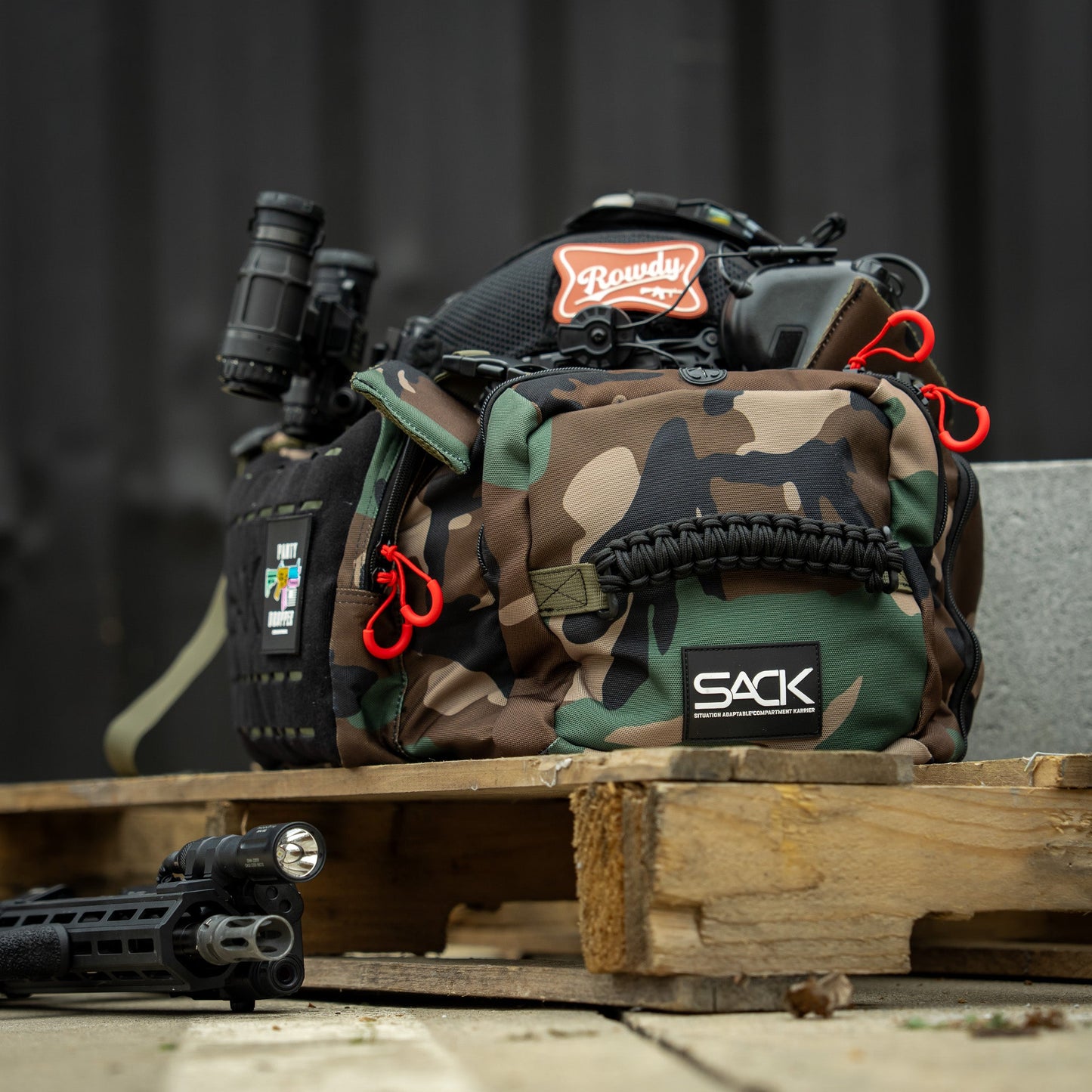 Combat Iron Apparel 50L Sack™ Duffle Hybrid Double Carry Bag