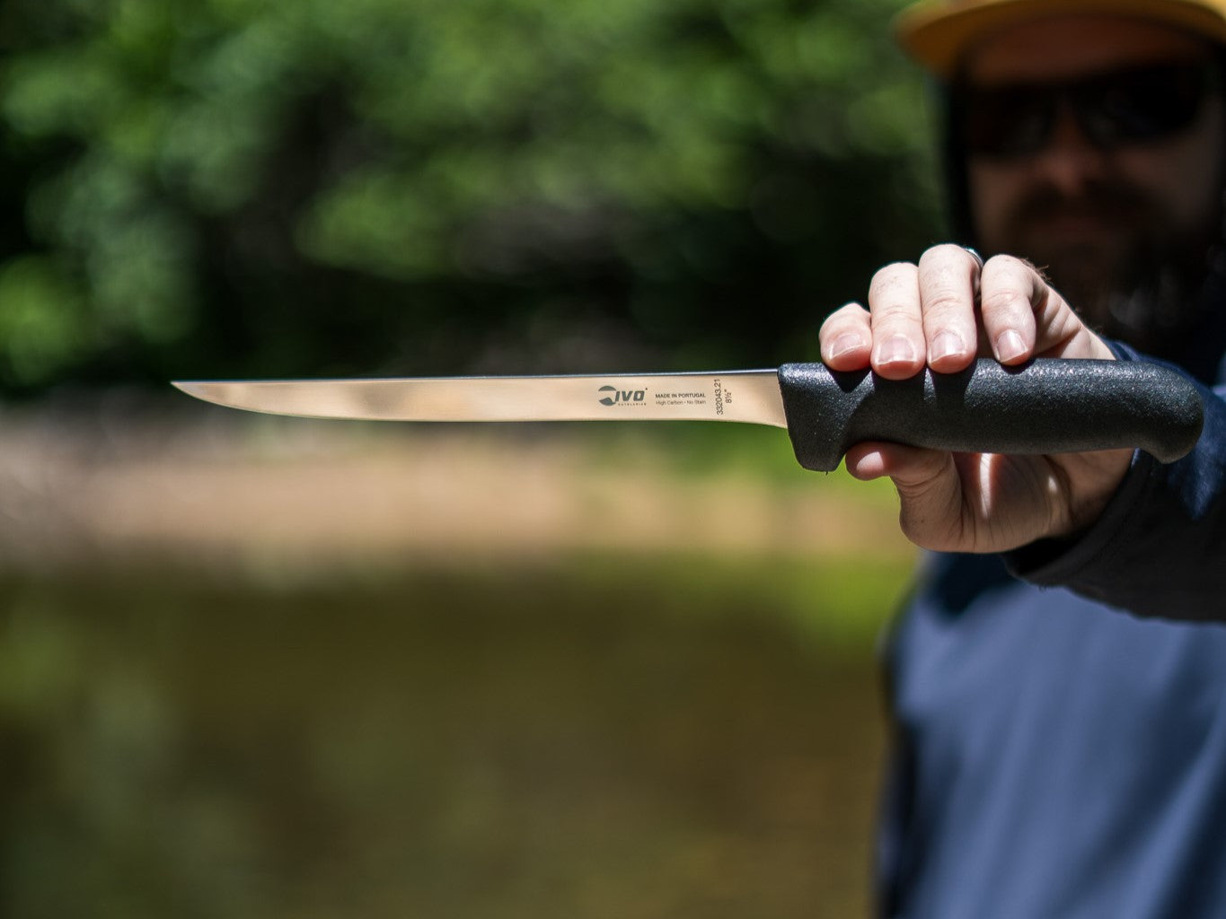 IVO® Butchercut 9" Black Flexible Fillet Knife