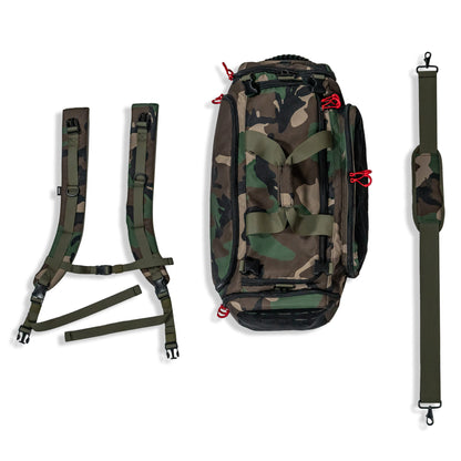 Combat Iron Apparel 50L Sack™ Duffle Hybrid Double Carry Bag