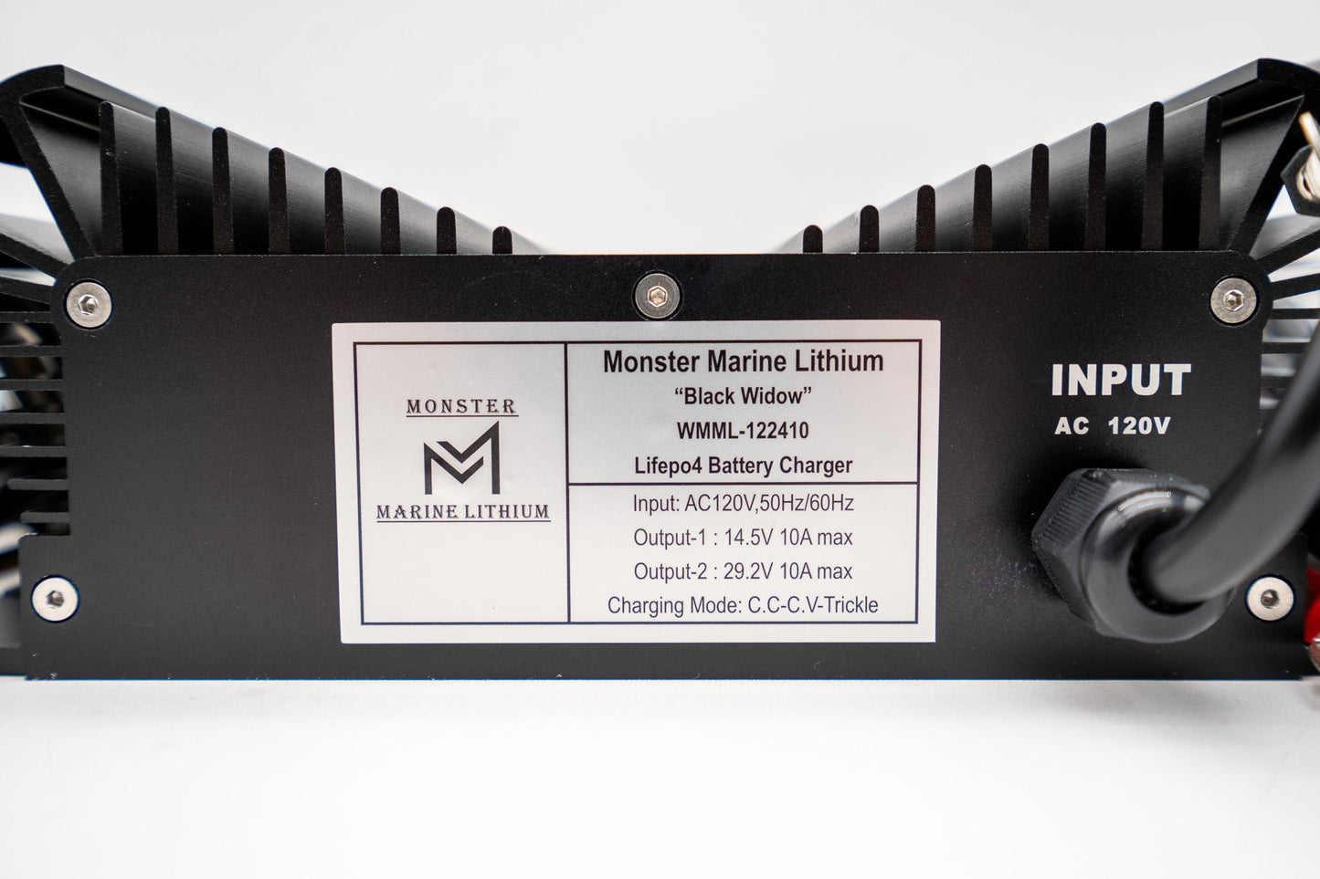 Monster Marine Lithium Dual 12v & 24v marine waterproof lithium charger