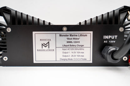 Monster Marine Lithium Dual 12v & 24v marine waterproof lithium charger