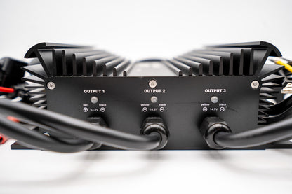 Monster Marine Lithium Triple Bank 12v, 12v & 36v marine waterproof Lead/AGM/Lithium charger