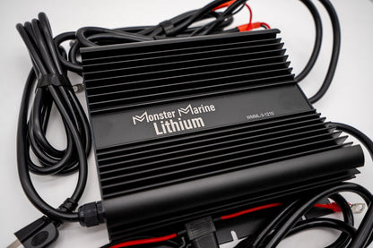 Monster Marine Lithium 3 Bank Lithium/AGM/Lead Marine Waterproof Battery Charger