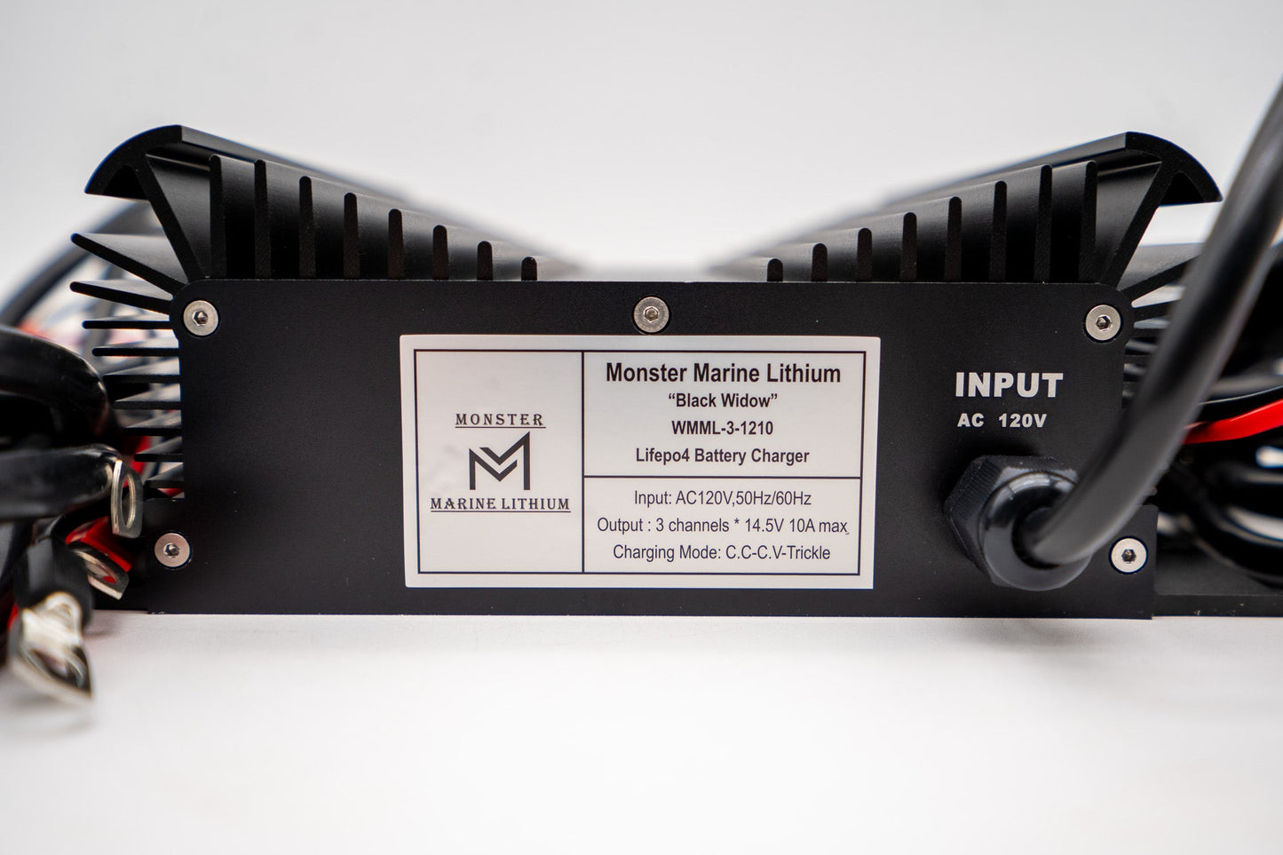 Monster Marine Lithium 3 Bank Lithium/AGM/Lead Marine Waterproof Battery Charger