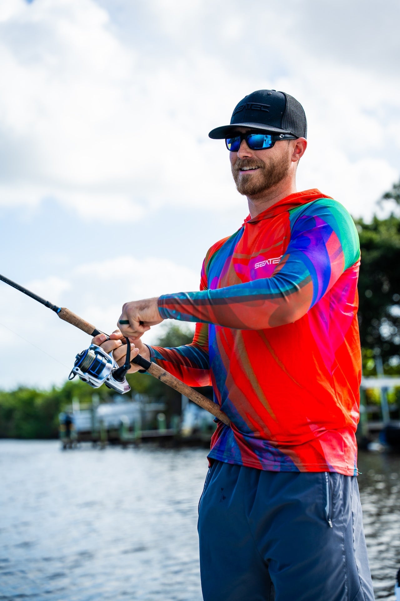 Seatec Outfitters MEN'S SPORT TEC | BIRD OF PARADISE | HOODED