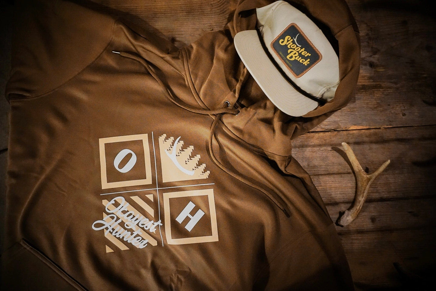 Okayest Hunter Deer Camp Diamond Hoodie