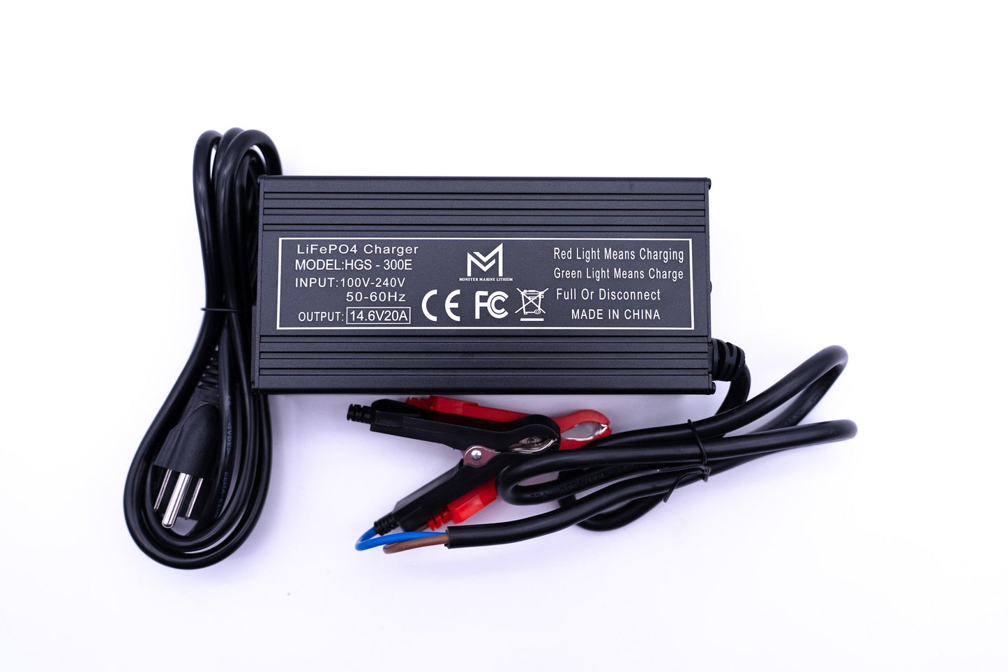 Monster Marine Lithium 12v 20A Non Waterproof Aluminum Charger