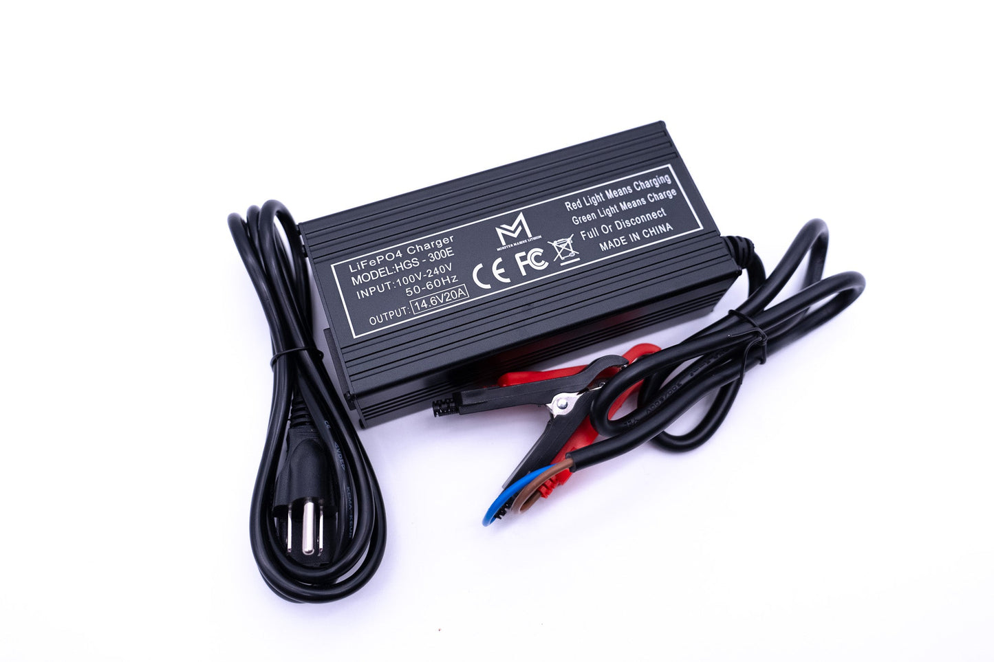 Monster Marine Lithium 12v 20A Non Waterproof Aluminum Charger