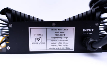 Monster Marine Lithium Dual 12v & 36v marine waterproof Lead/AGM/Lithium charger