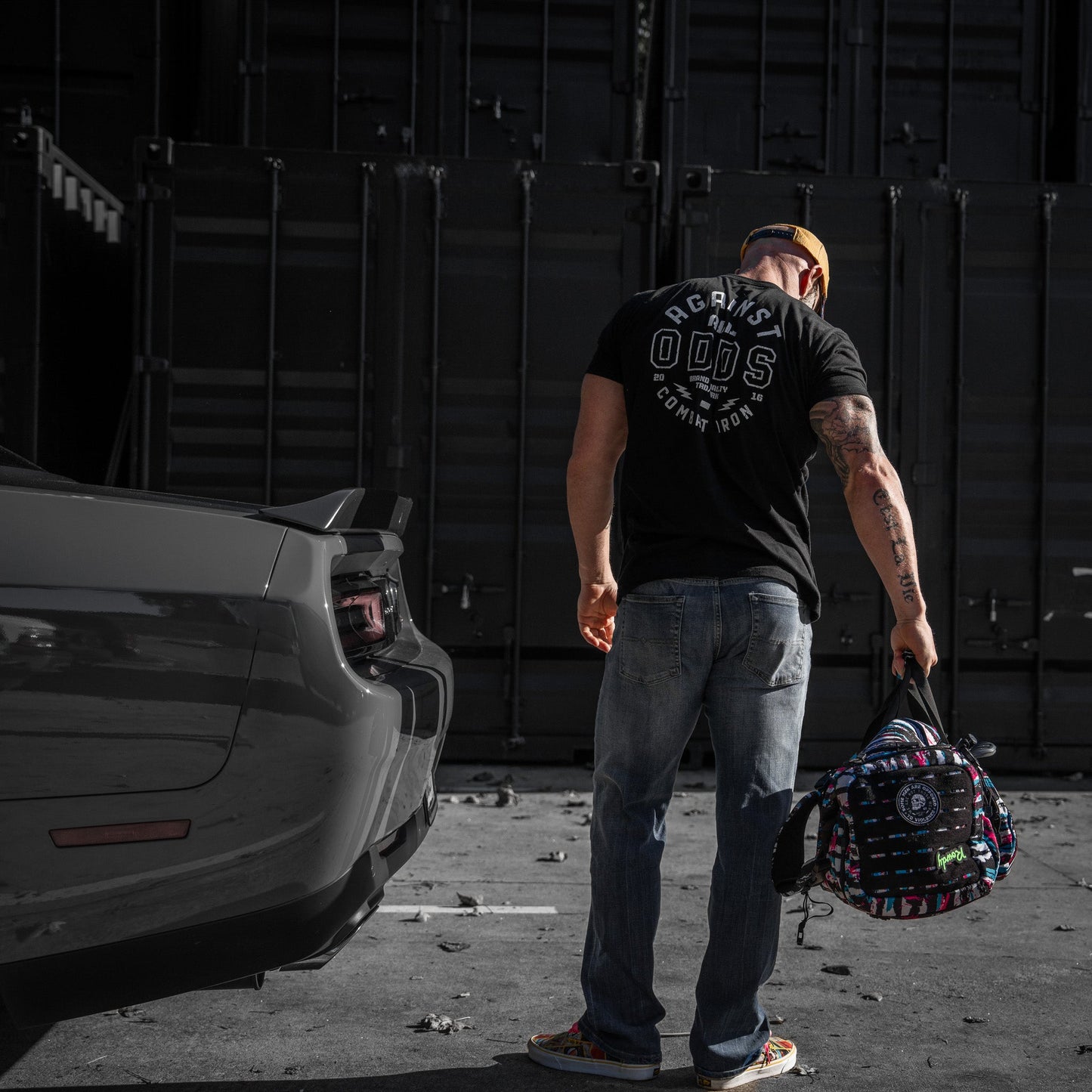 Combat Iron Apparel 50L Sack™ Duffle Hybrid Double Carry Bag