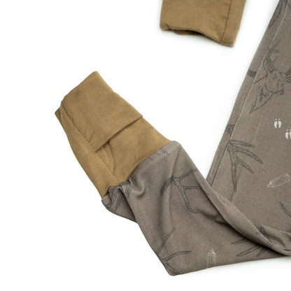 Bow Crew Apparel "Racks & Rattles" Baby Zippy