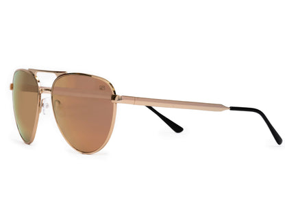 Skeleton Optics Dara Aviator Rose Gold