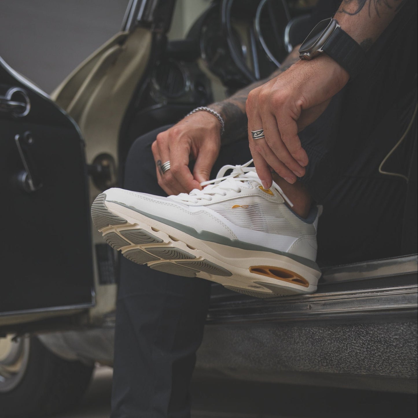 CDNCE Shoes White Noise