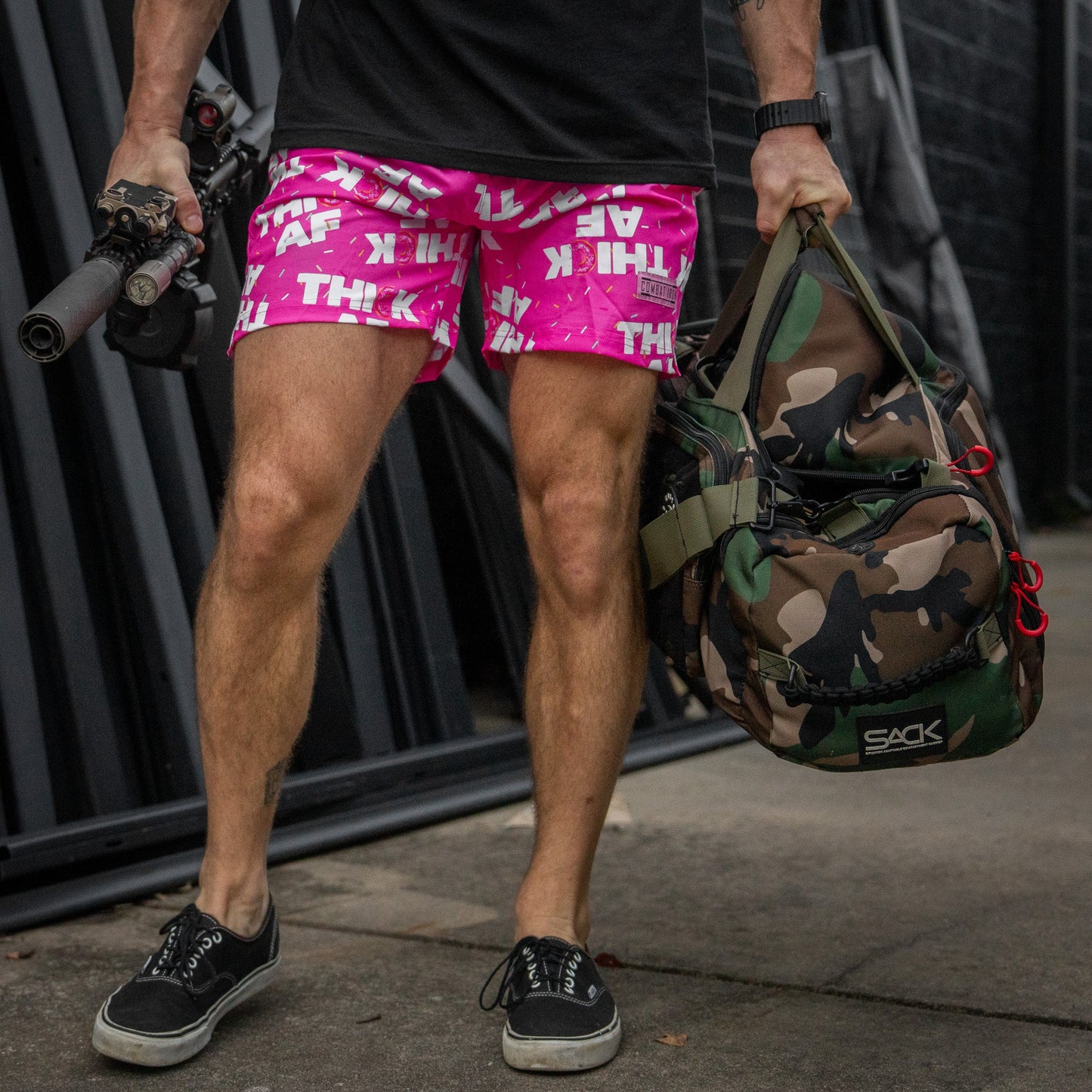 Combat Iron Apparel 50L Sack™ Duffle Hybrid Double Carry Bag