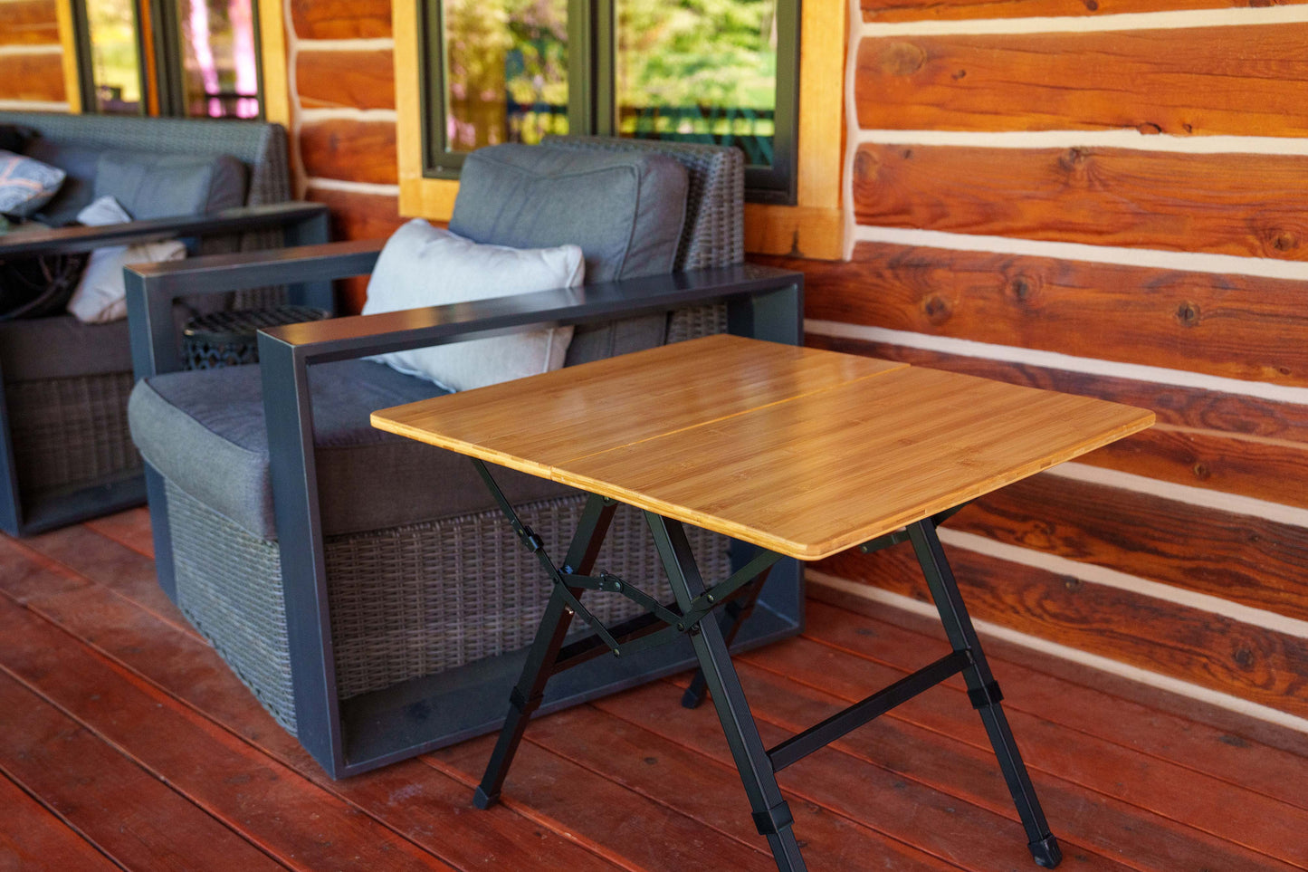 Caddis Sports Foldable Bamboo Camping Table - Mountain Summit Gear
