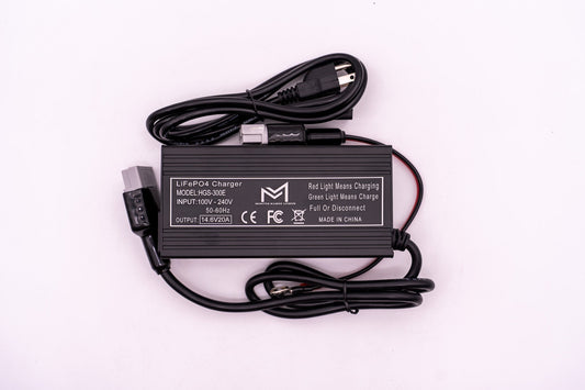 Monster Marine Lithium 12v 20A Non Waterproof Aluminum Charger w/ Anderson Connector