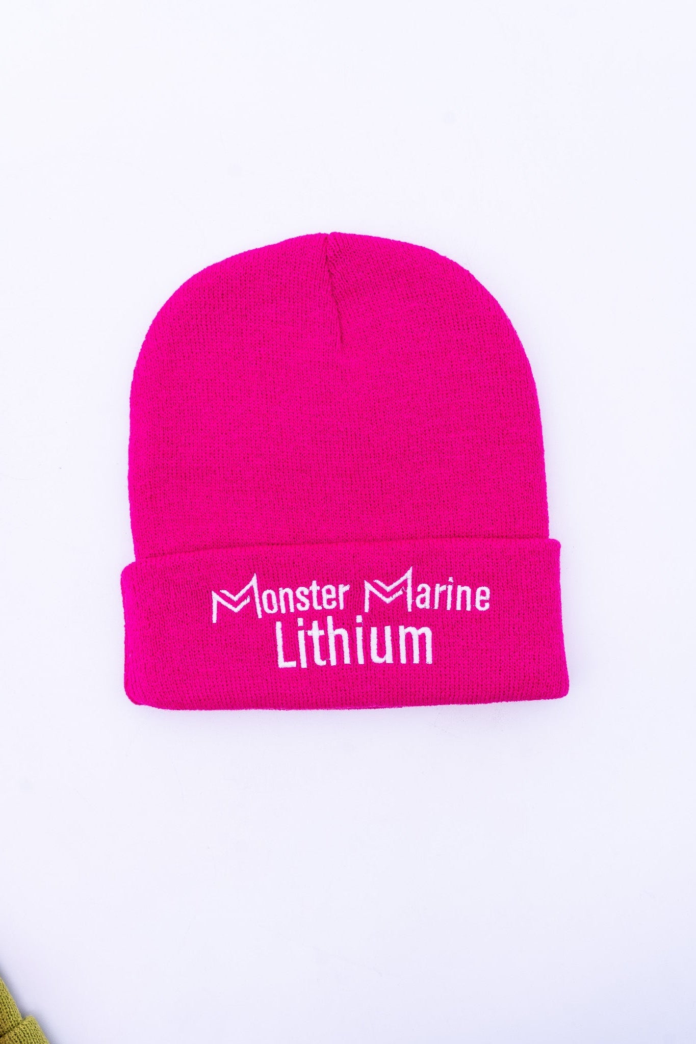 Monster Marine Lithium Beanie Cuffed 100% Acrylic