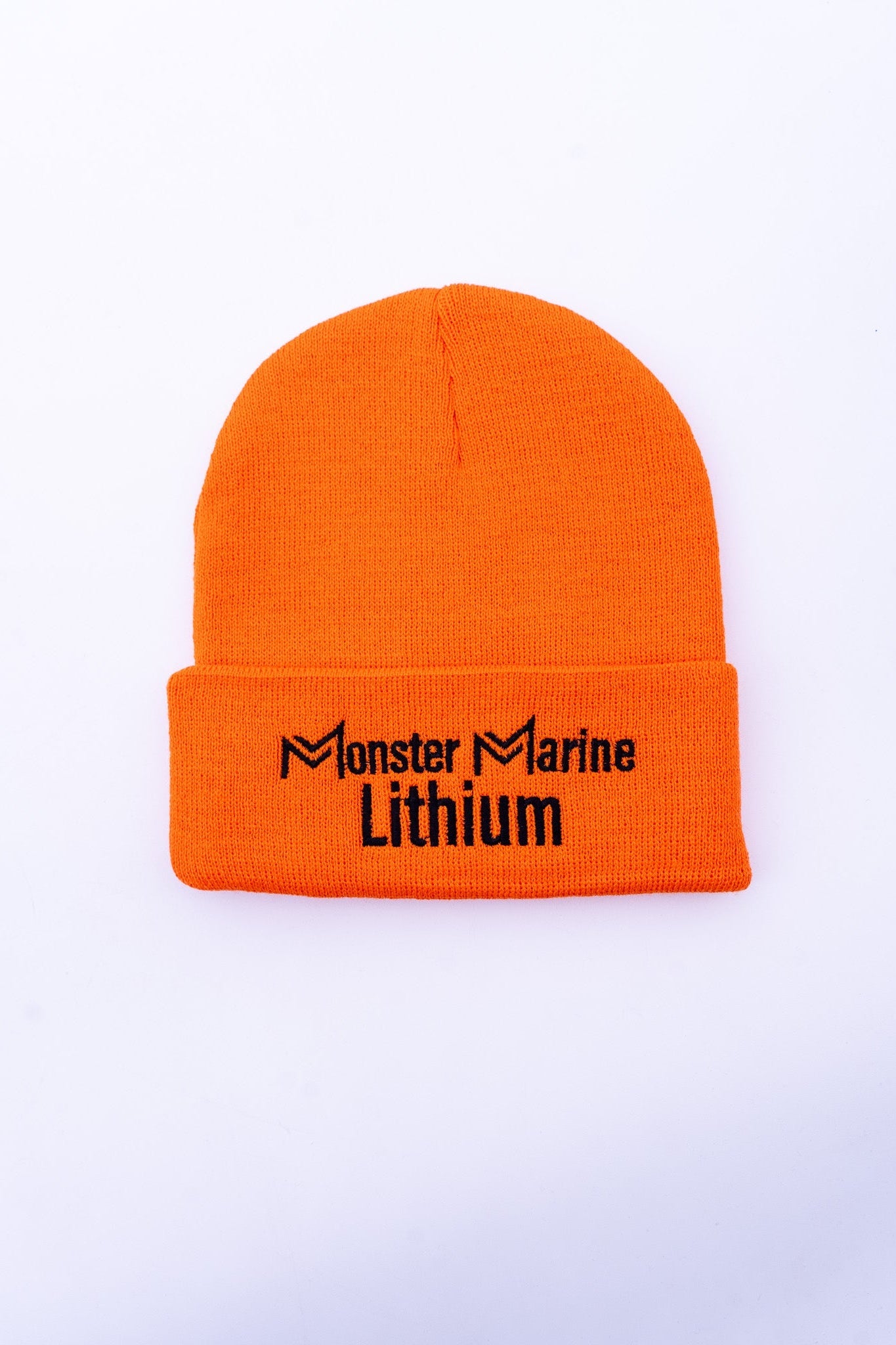 Monster Marine Lithium Beanie Cuffed 100% Acrylic