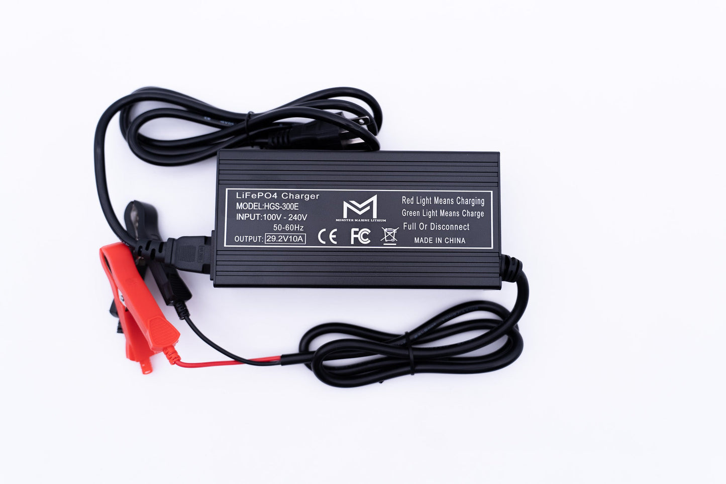 Monster Marine Lithium 24v 10A Non Waterproof Aluminum Charger