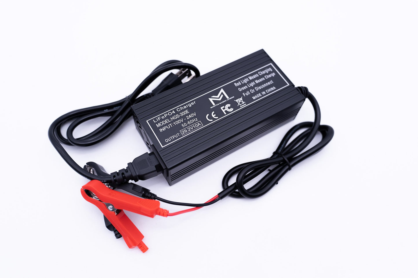 Monster Marine Lithium 24v 10A Non Waterproof Aluminum Charger