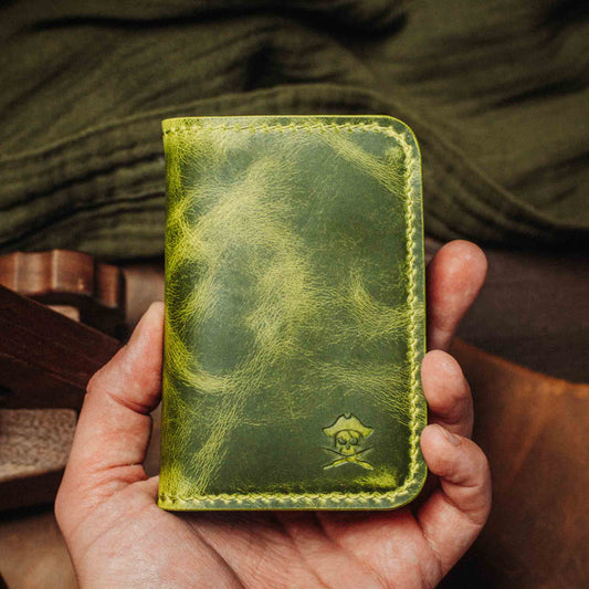 Pirate Goods Slim Bifold Wallet - Buccaneer | Minimalist Card Holder | Handcrafted EDC