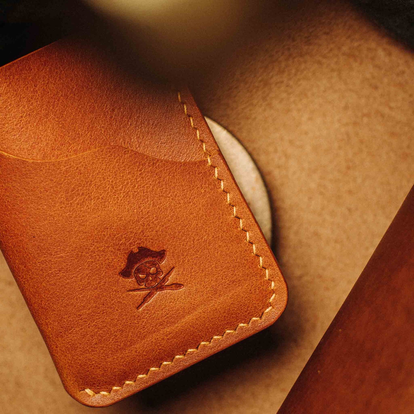 Pirate Goods Slim Card Holder - Venturer v2 | Minimalist Leather Wallet | EDC