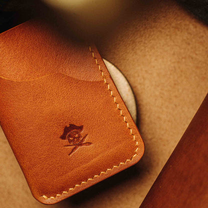 Pirate Goods Slim Card Holder - Venturer v2 | Minimalist Leather Wallet | EDC