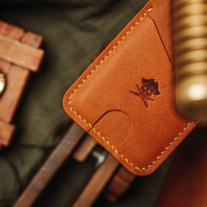 Pirate Goods Minimalist Leather Wallet - Boatswain v4 | Slim Card Holder | EDC