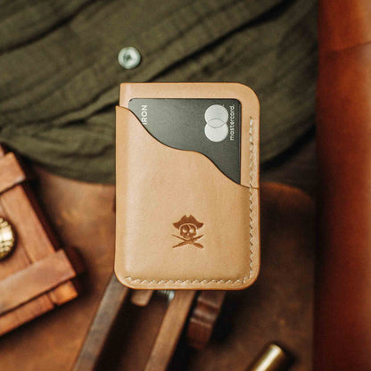 Pirate Goods Slim Card Holder - Venturer v2 | Minimalist Leather Wallet | EDC