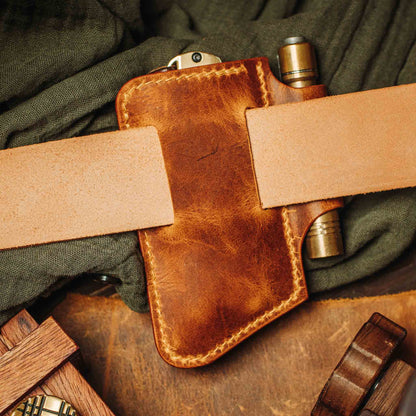 Pirate Goods Belt Knife Sheath - Sailor v4 | Leather EDC | Knife Holder