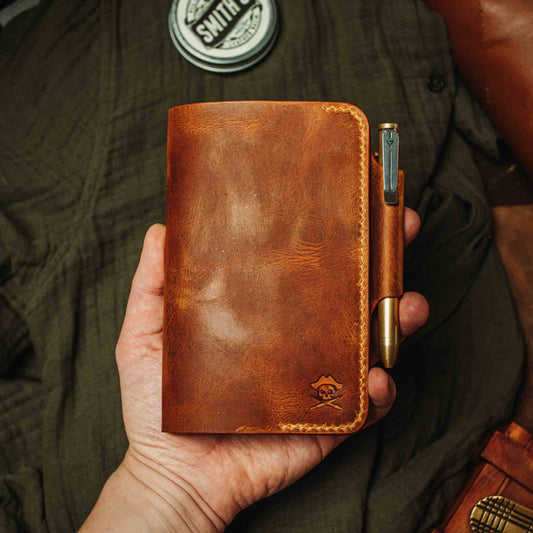 Pirate Goods Field Notes Cover - Navigator | Leather Journal Holder | EDC